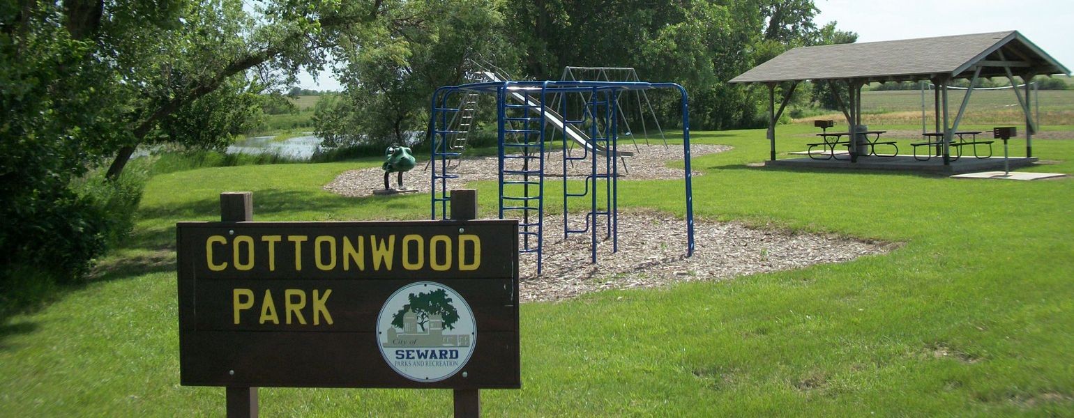 Cottonwood Park in Seward, Nebraska