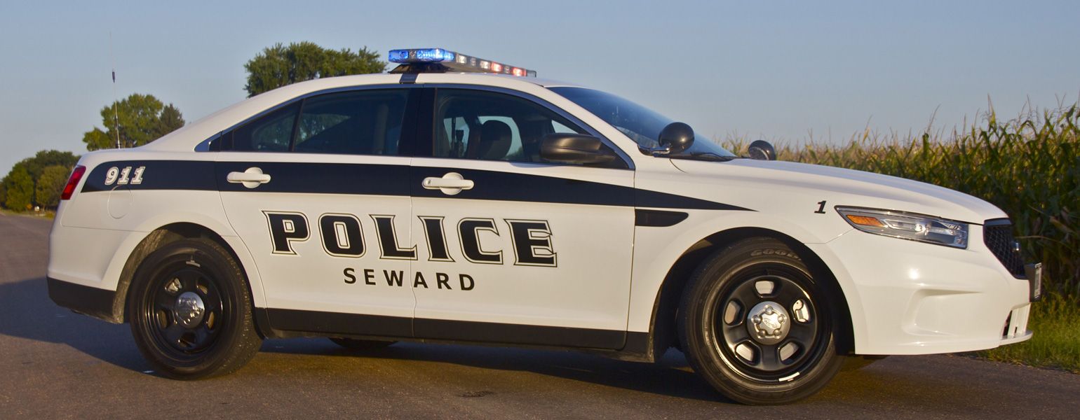 Seward Police Department vehicle
