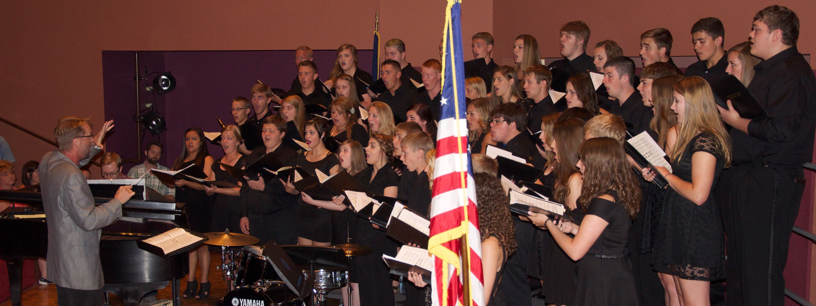 Choir performing in Seward, Nebraska on July 4th